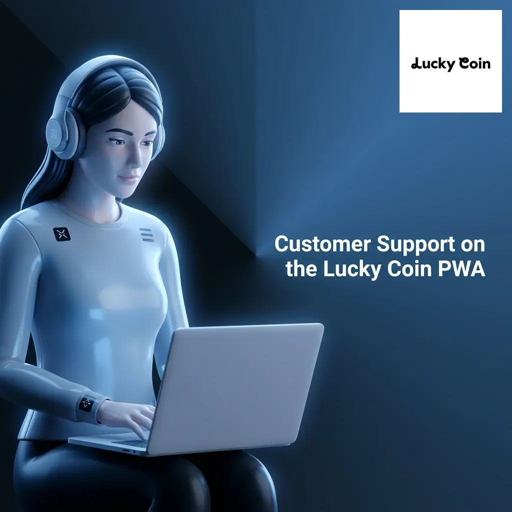 Lucky Coin PWA customer support options including live chat and email for UK players
