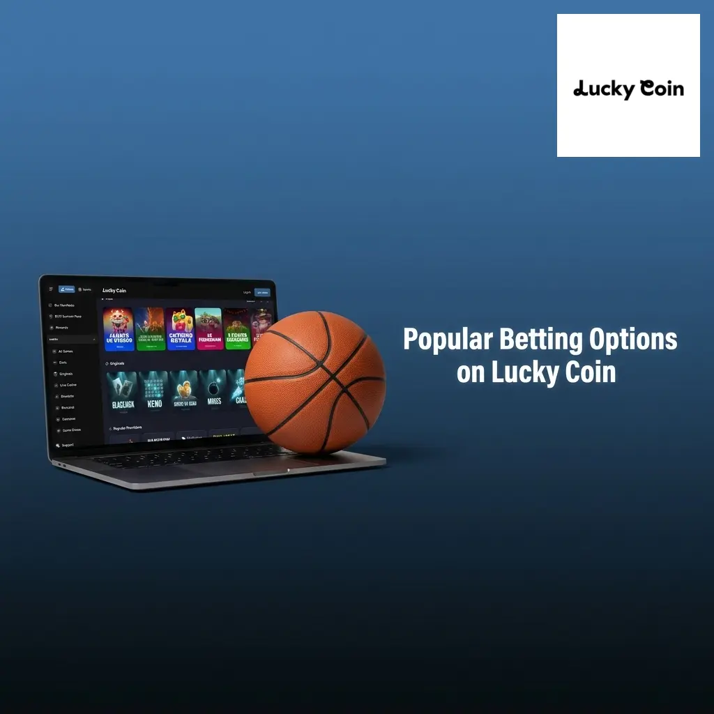 Lucky Coin betting options including live betting, pre-match, accumulators, outright, cash out, and bet builder features